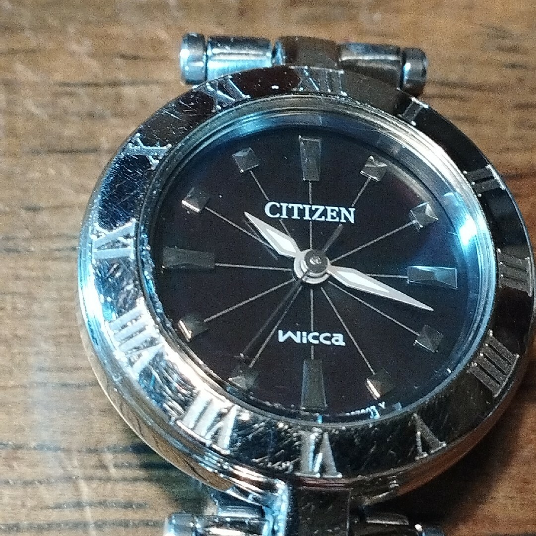 CITIZEN(シチズン)のAD10　シチズン・ウィッカ　　　　ソーラー時計　稼働品 レディースのファッション小物(腕時計)の商品写真