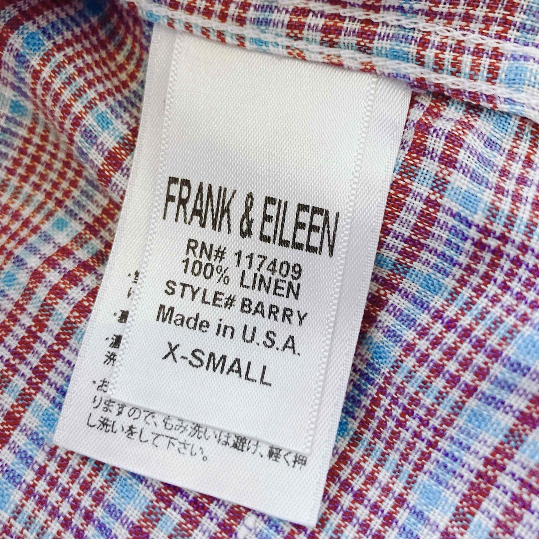 Frank&Eileen(フランクアンドアイリーン)の✳︎Frank&Eireenフランクアンドアイリーン　BARRY チェックシャツ レディースのトップス(シャツ/ブラウス(長袖/七分))の商品写真