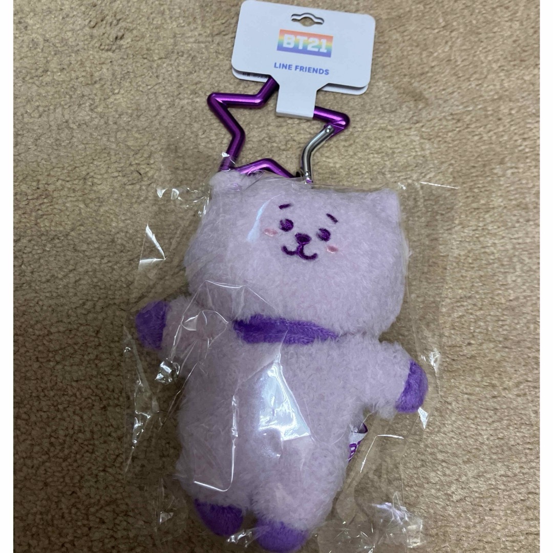 BT21(ビーティーイシビル)のBT21 5周年 マスコット パープル RJ BT21 RJ エンタメ/ホビーのおもちゃ/ぬいぐるみ(キャラクターグッズ)の商品写真