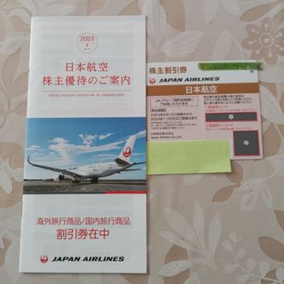 ジャル(ニホンコウクウ)(JAL(日本航空))のJAL 株主優待1枚＋割引小冊子(航空券)