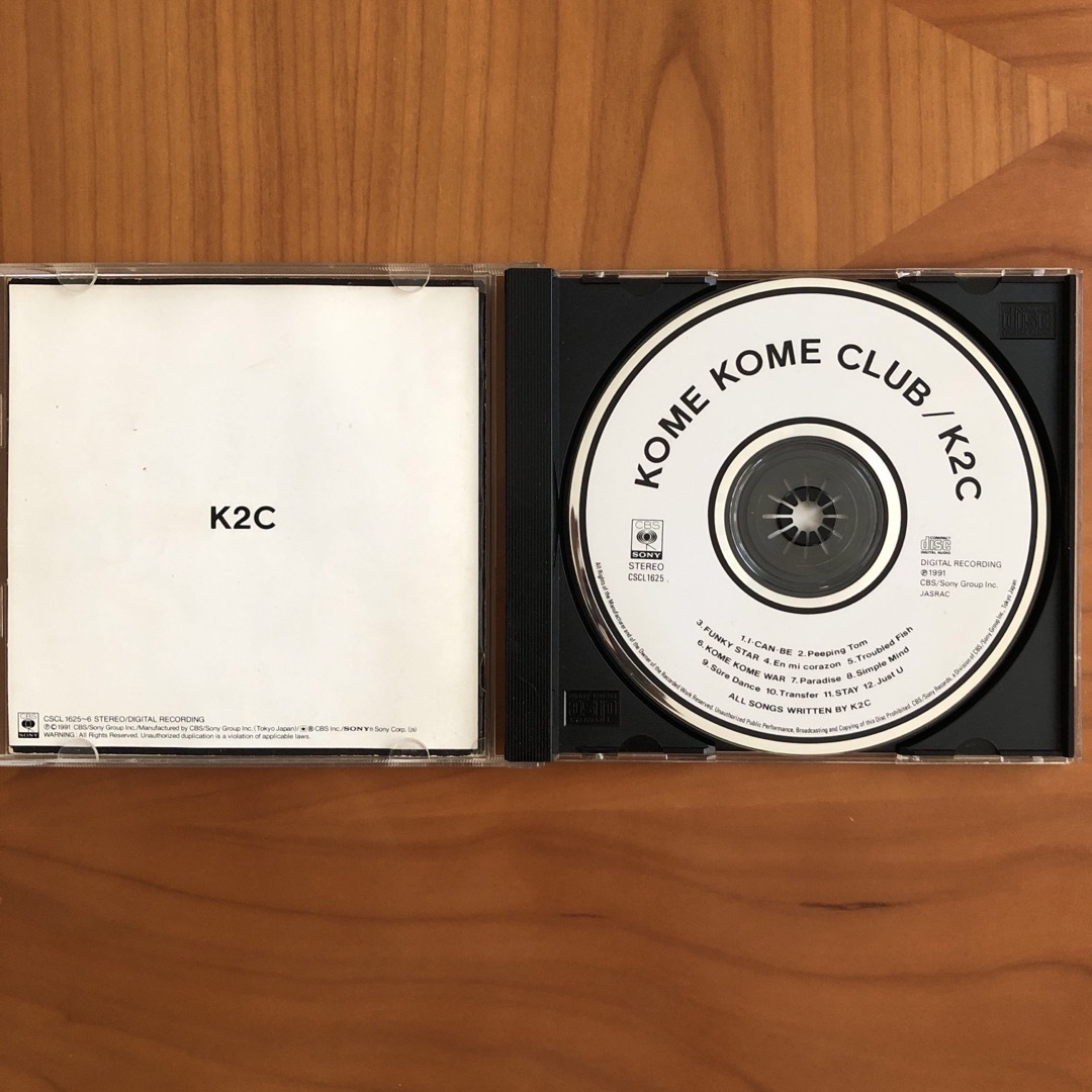 K2C [CD] 米米CLUB エンタメ/ホビーのCD(ポップス/ロック(邦楽))の商品写真