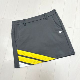 デサント(DESCENTE)の【美品】デサントゴルフ　裏起毛　インナーパンツ一体型スカート　グレー M(ウエア)