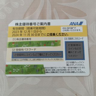 エーエヌエー(ゼンニッポンクウユ)(ANA(全日本空輸))のANA株主優待券1枚(航空券)