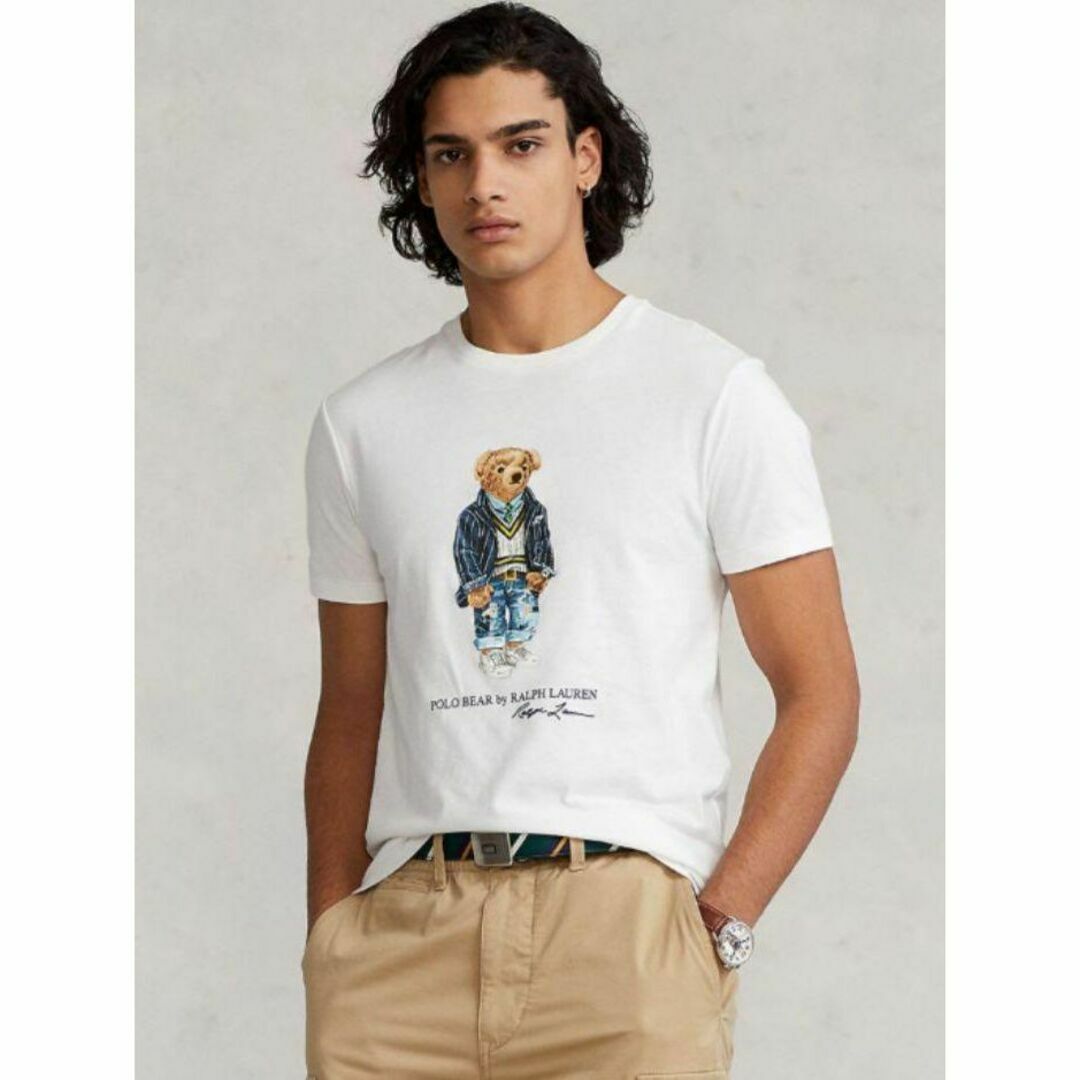 POLO RALPH LAUREN(ポロラルフローレン)の【ポロラルフローレン】ポロベア　ビッグプリント　Tシャツ　大きめサイズ　半袖 メンズのトップス(Tシャツ/カットソー(半袖/袖なし))の商品写真