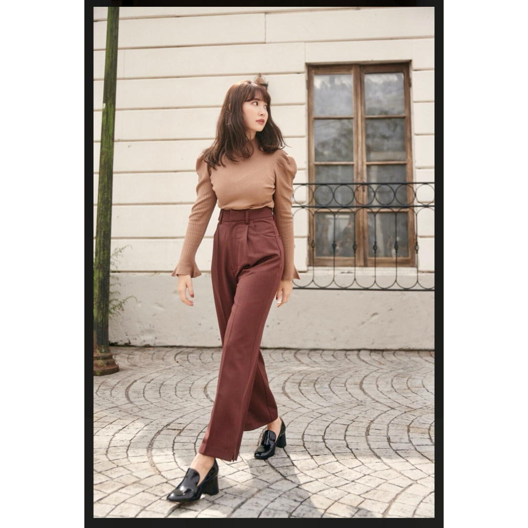 Her lip to(ハーリップトゥ)のherlipto  Super High Waisted Twill Pants レディースのパンツ(その他)の商品写真