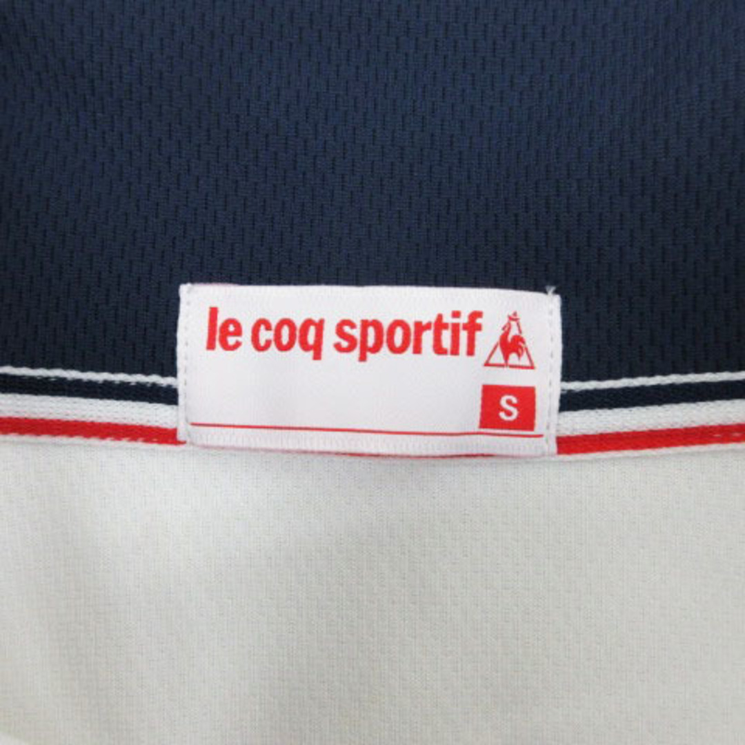 le coq sportif(ルコックスポルティフ)のルコックスポルティフ ハーフジップ シャツ ポロシャツ 半袖 ホワイト S スポーツ/アウトドアのスポーツ/アウトドア その他(その他)の商品写真