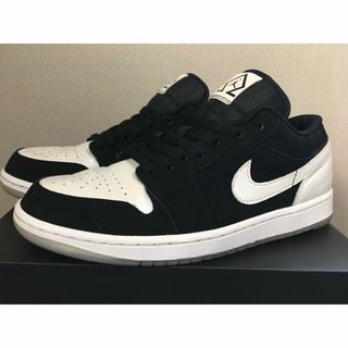 ジョーダン(Jordan Brand（NIKE）)のナイキ エアジョーダン1 ロー "オメガ/ブラック/ホワイト"(スニーカー)