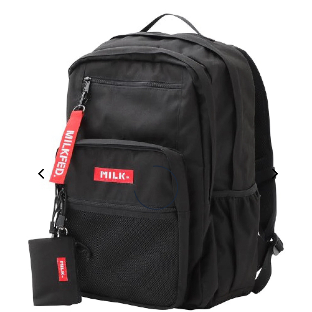 MILKFED.(ミルクフェド)のMILKFED W ZIP BACKPACK ミルクフェド リュック 通学 レディースのバッグ(リュック/バックパック)の商品写真