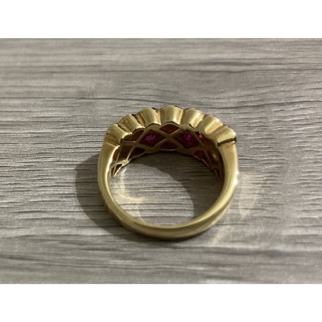 K18 ルビー&ダイヤモンドリング #12 プレゼント付    最終価格 レディースのアクセサリー(リング(指輪))の商品写真