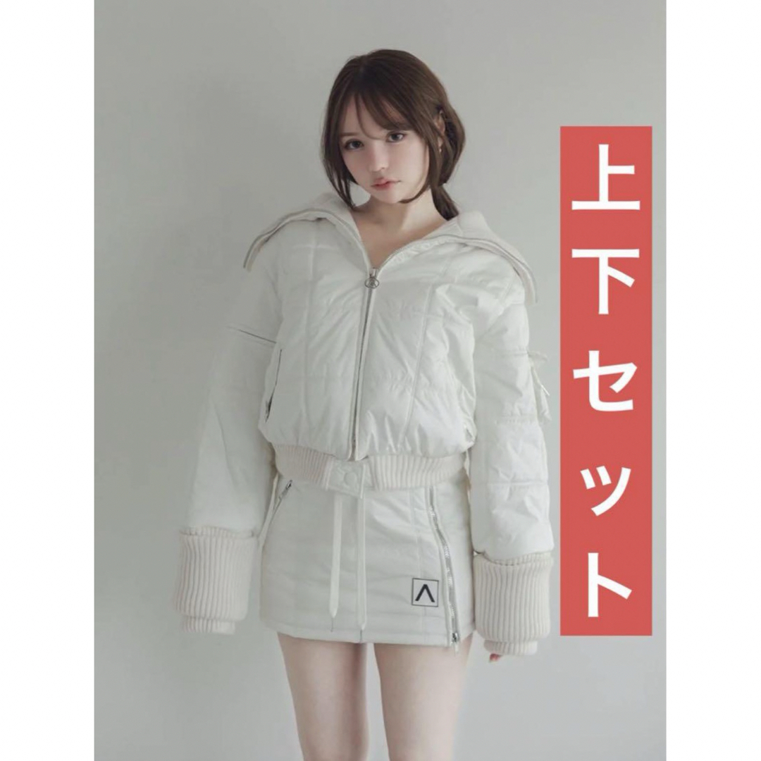 Mary quilting jacket skirt 上下セット