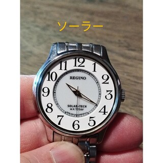 シチズン(CITIZEN)のAD11　シチズン・レグノ　ソーラー時計　稼働品(腕時計)