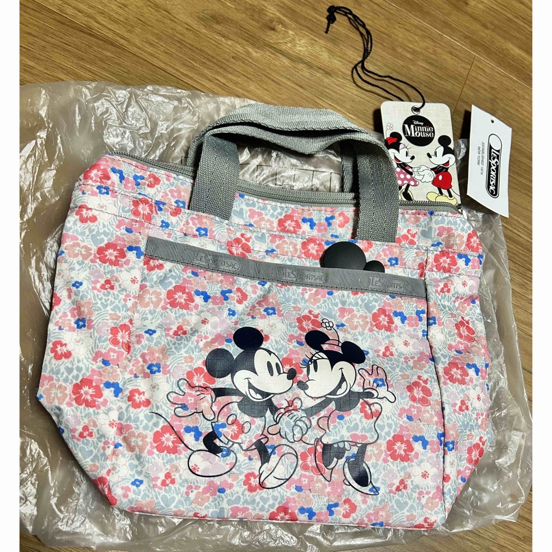 LeSportsac(レスポートサック)のレスポートサック花柄ディズニー　ミッキー&ミニー エンタメ/ホビーのおもちゃ/ぬいぐるみ(キャラクターグッズ)の商品写真