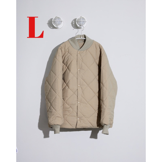ワンエルディーケーセレクト(1LDK SELECT)のeveryone random quilted jacket (BEIGE)(ブルゾン)