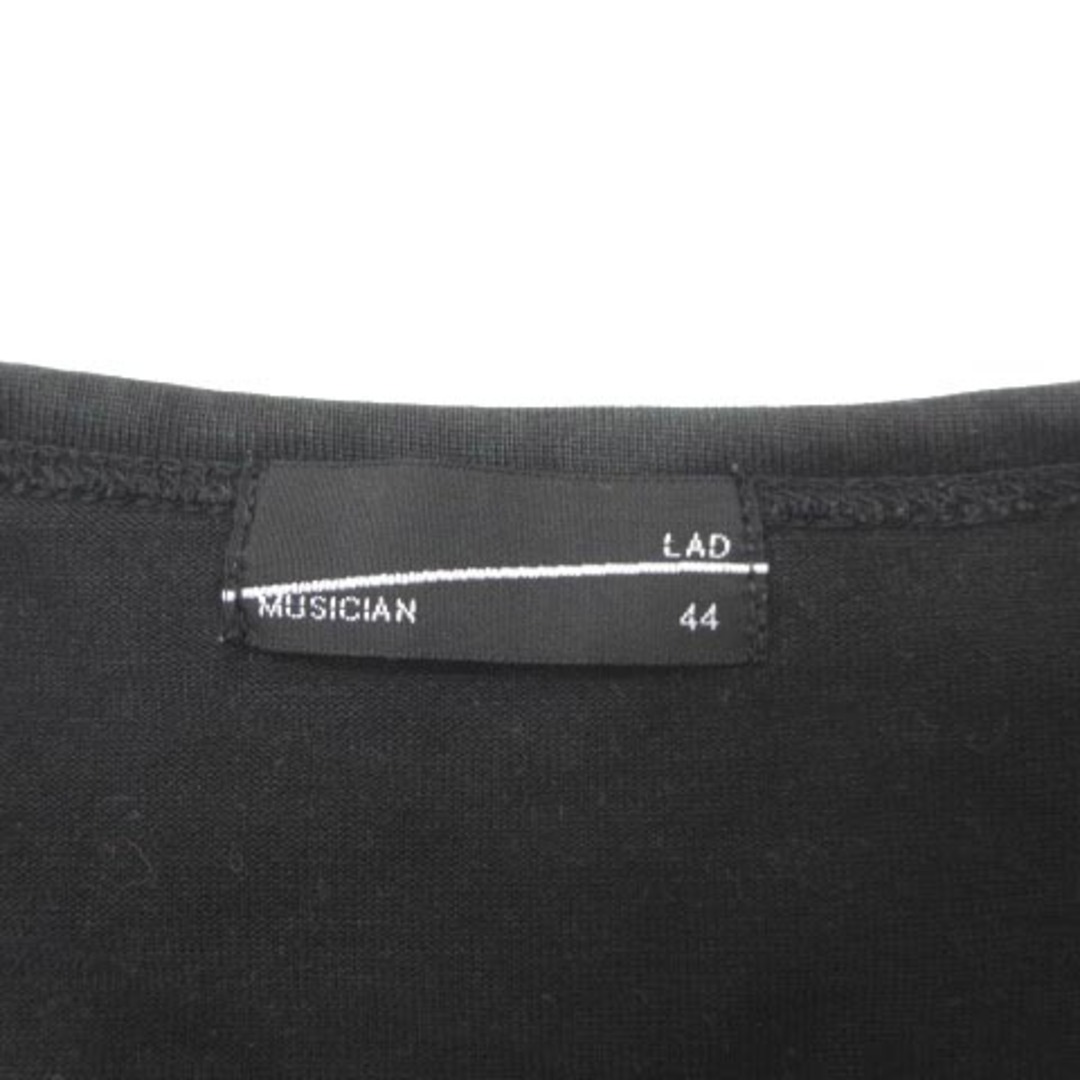 LAD MUSICIAN(ラッドミュージシャン)のラッドミュージシャン Tシャツ カットソー 半袖 プリント 黒 44 L位 メンズのトップス(Tシャツ/カットソー(半袖/袖なし))の商品写真