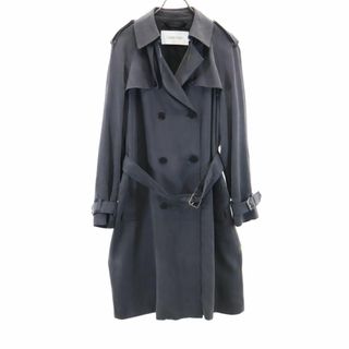 カルバンクライン 長袖 トレンチコート S グレー Calvin Klein レディース 古着 【240203】