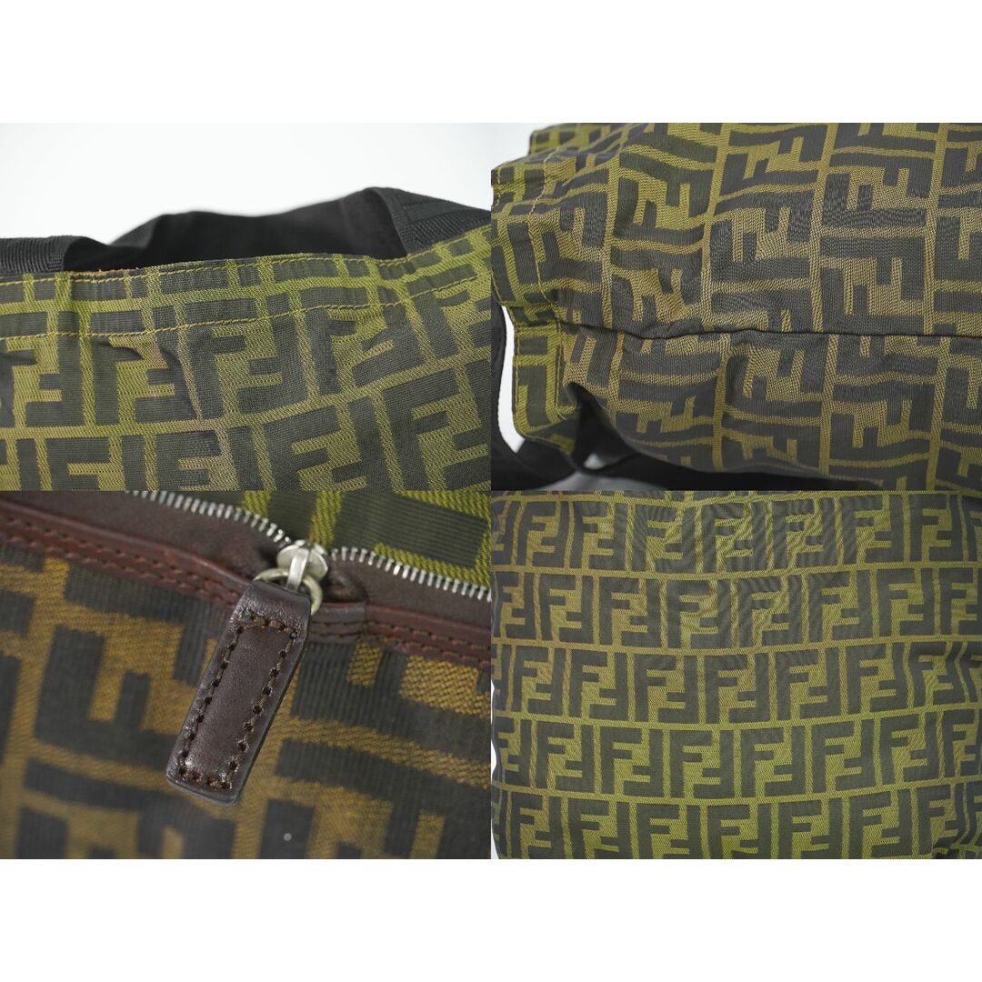 FENDI - 本物 フェンディ FENDI ズッカ 折り畳み エコバッグ FENDI - 本物 フェンディ FENDI ズッカ 折り畳み エコバッグ