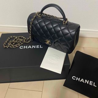 シャネル CHANEL マトラッセ  復刻トートバッグ キャビア 黒 G金具【62373】