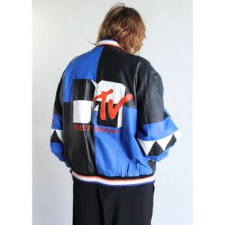 ラルフローレン(Ralph Lauren)のMTV leather jacket サイズL 90s  本革(レザージャケット)