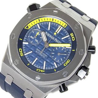 オーデマピゲ(AUDEMARS PIGUET)の　オーデマ・ピゲ AUDEMARS PIGUET ロイヤルオーク オフショア ダイバー クロノグラフ 26703ST.OO.A027CA.01 ブルー ステンレススチール 自動巻き メンズ 腕時計(その他)