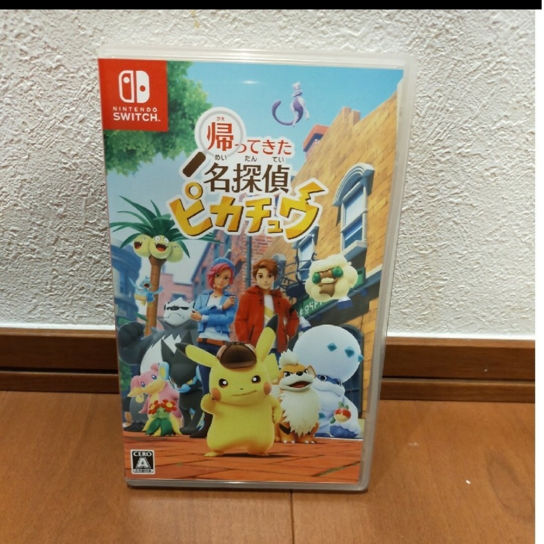 帰ってきた名探偵ピカチュウ　switch エンタメ/ホビーのゲームソフト/ゲーム機本体(家庭用ゲームソフト)の商品写真