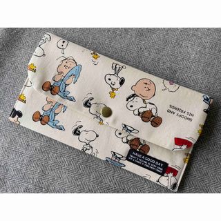 SNOOPY - ハンドメイド　マスクケース　スヌーピー　マーチ