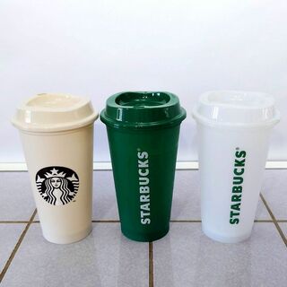 スターバックス(Starbucks)のスターバックス★バラエティー ロゴ リユーザブル カップ 3個セット 新品(タンブラー)