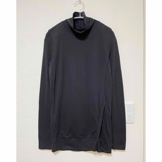 ヨウジヤマモト(Yohji Yamamoto)のYohji Yamamoto  ヨウジヤマモト　ハイネック　カットソー　黒(カットソー(長袖/七分))