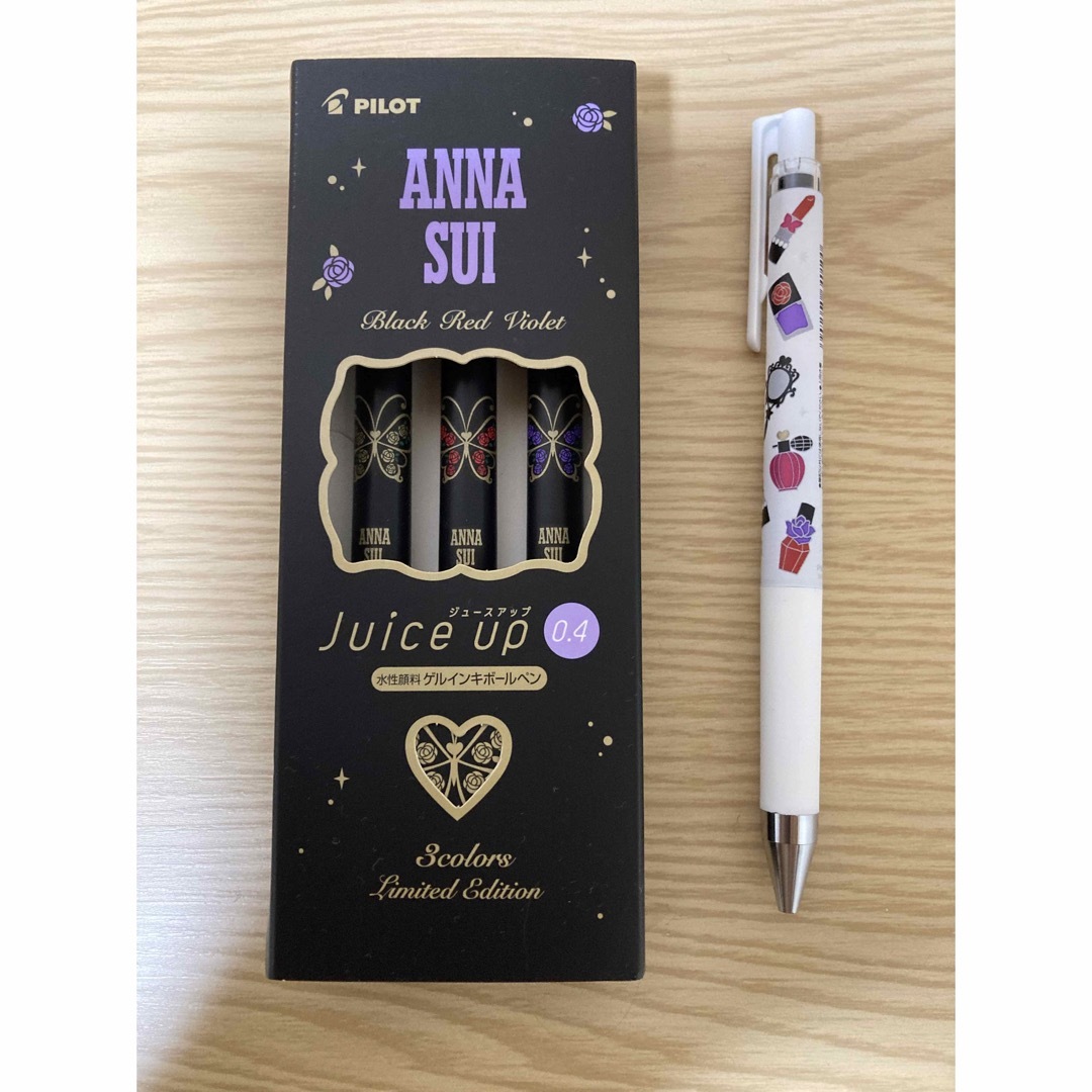 ANNA SUI(アナスイ)のアナスイ　コラボ　ジュースアップ　ボールペン　ANNA SUI パイロット インテリア/住まい/日用品の文房具(ペン/マーカー)の商品写真