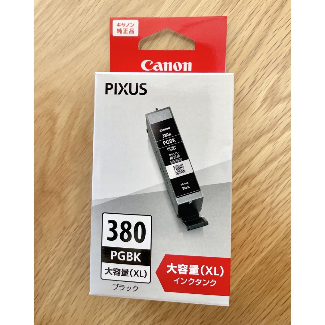 キヤノン 純正インクタンク BCI-380XL PGBK(1コ入) インテリア/住まい/日用品のオフィス用品(その他)の商品写真