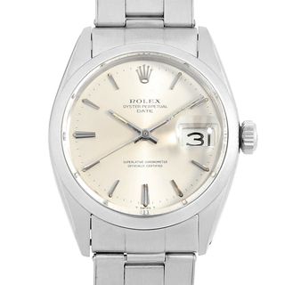 ロレックス(ROLEX)のロレックス オイスターパーペチュアル デイト 1500 シルバー バー 14番 メンズ アンティーク 腕時計(腕時計(アナログ))