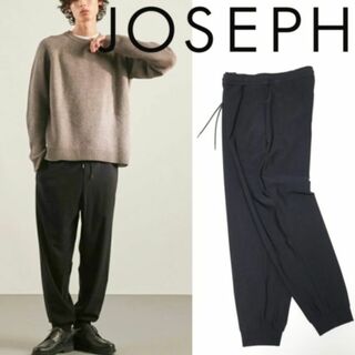 JOSEPH - 新品【ジョセフ】ストレッチ スウェット ジョガーパンツ 黒 6(L-XL)