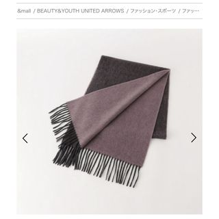 ビューティアンドユースユナイテッドアローズ(BEAUTY&YOUTH UNITED ARROWS)のBEAUTY&YOUTH UNITEDARROWSカシミヤリバーシブルマフラー(マフラー)