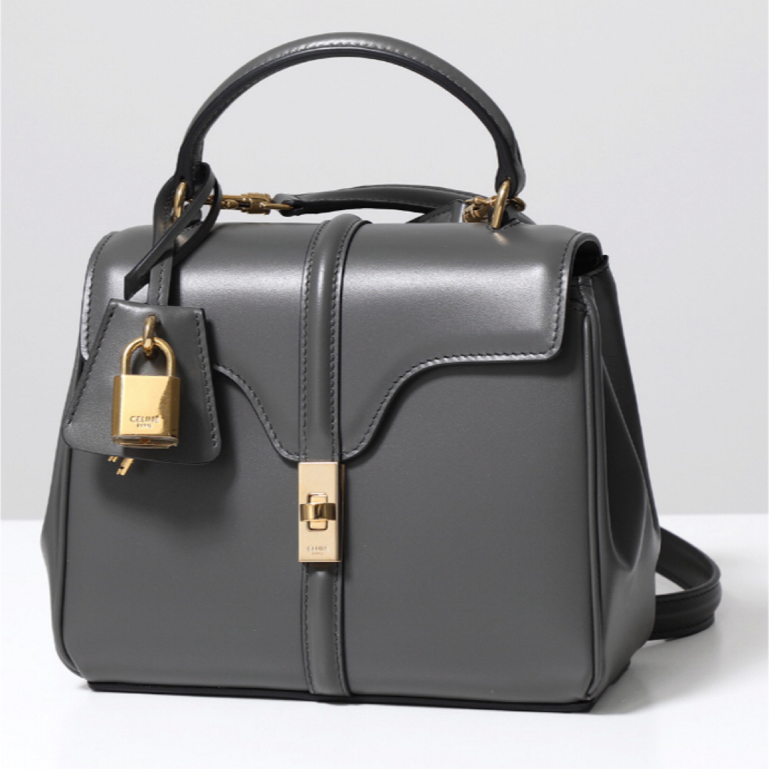 CELINE - 【新品】セリーヌ セーズ 16 ミニ グレーの通販 by CELINE - 【新品】セリーヌ セーズ 16 ミニ グレーの通販 by