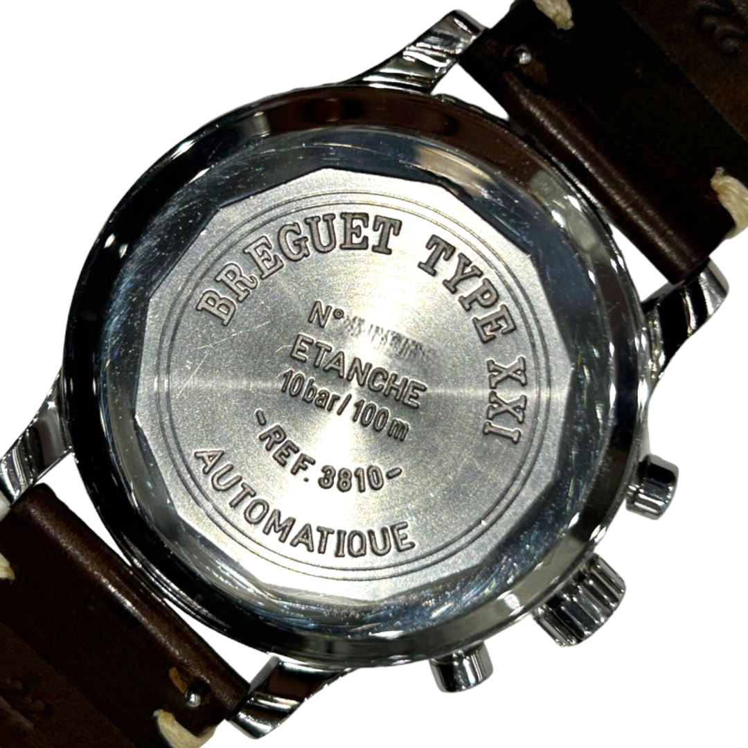 Breguet(ブレゲ)の　ブレゲ Breguet トランスアトランティックタイプXXI 3810ST/92/9ZU ステンレススチール SS/レザーベルト メンズ 腕時計 メンズの時計(その他)の商品写真