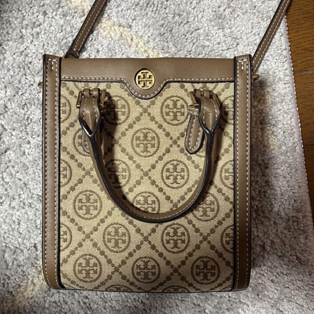 TORY BURCH モノグラムジャガードミニトート