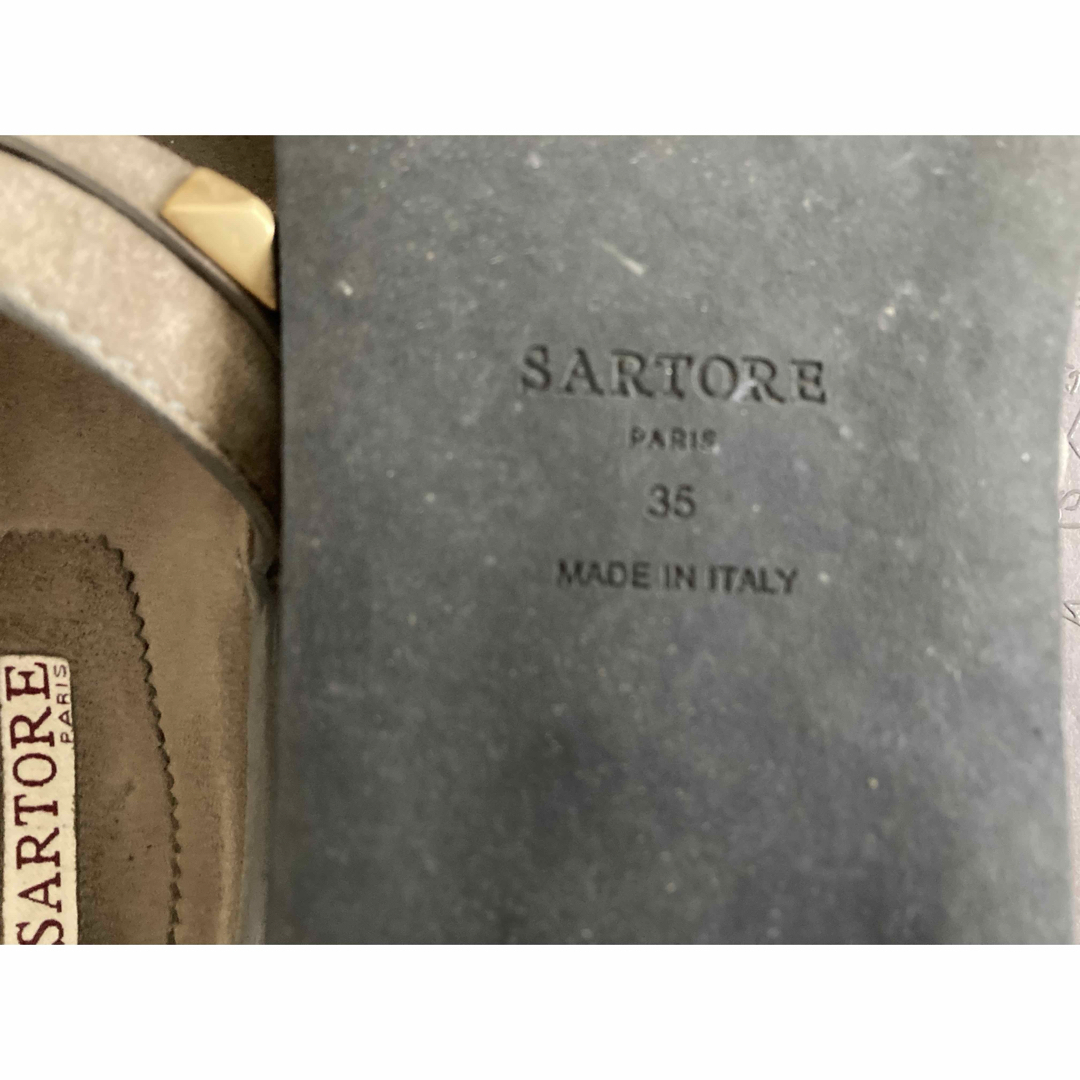 SARTORE(サルトル)のサルトル スエード スタッズ サンダル 35 SARTORE レディースの靴/シューズ(サンダル)の商品写真