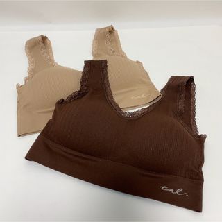 フクスケコウギョウ(福助工業)のしまむら　tal.by yumi  ナイトブラ　Lサイズ　新品未使用(その他)