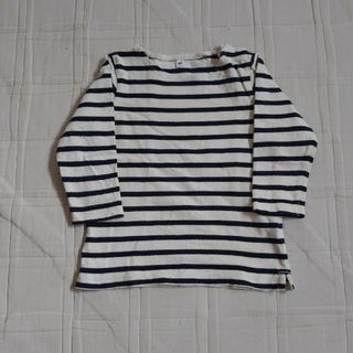 ムジルシリョウヒン(MUJI (無印良品))のボーダーTシャツ☆サイズ100(Tシャツ/カットソー)