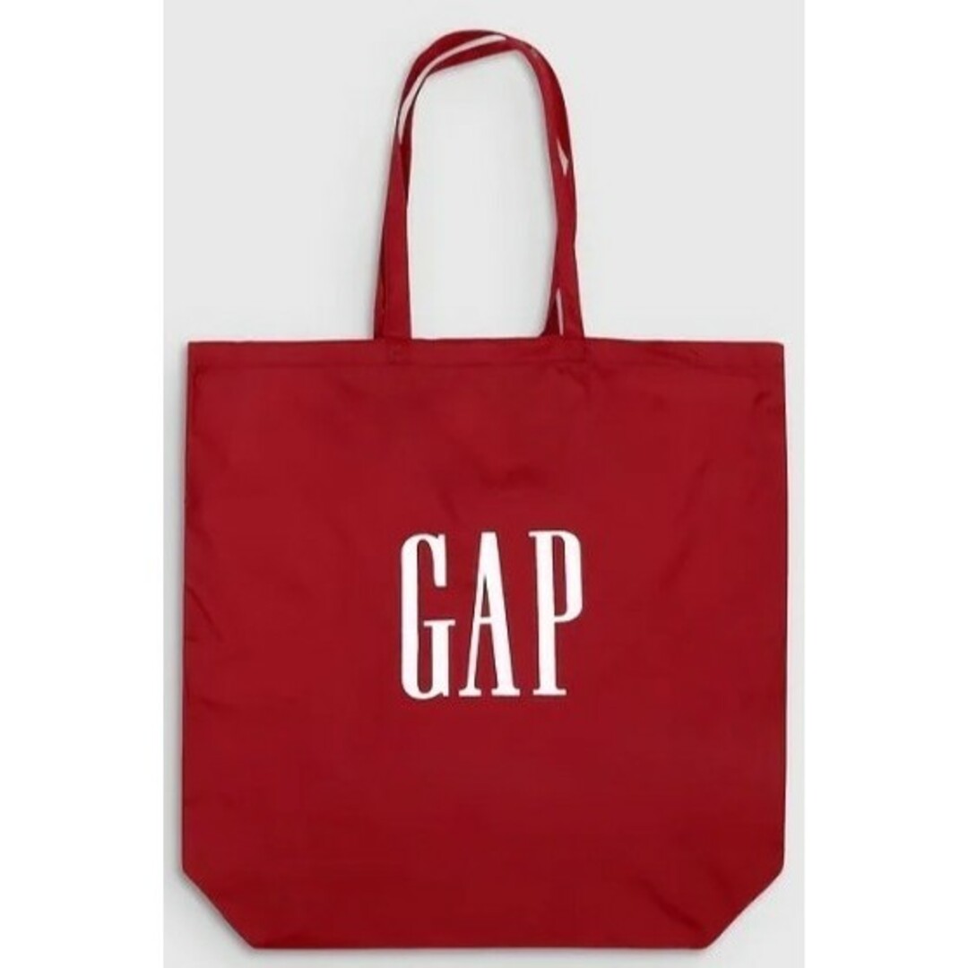 GAP(ギャップ)のGapロゴ BIGエコバッグ ギャップ グリーン大 ＋ レッド２個セット レディースのバッグ(エコバッグ)の商品写真