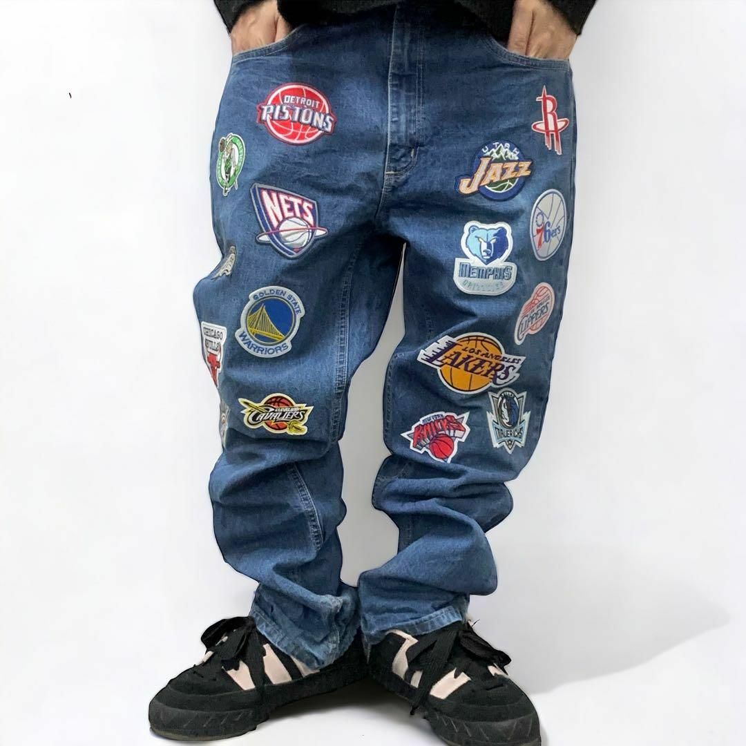 carhartt(カーハート)の90's Carhartt ビンテージ デニムパンツ NBA 34 メンズのパンツ(デニム/ジーンズ)の商品写真