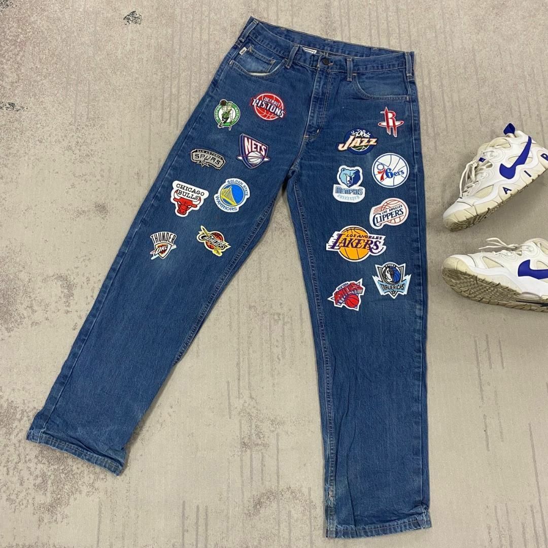 carhartt(カーハート)の90's Carhartt ビンテージ デニムパンツ NBA 34 メンズのパンツ(デニム/ジーンズ)の商品写真