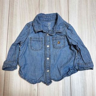 ベビーギャップ(babyGAP)のベビーギャップ デニムシャツ 70cm(シャツ/カットソー)