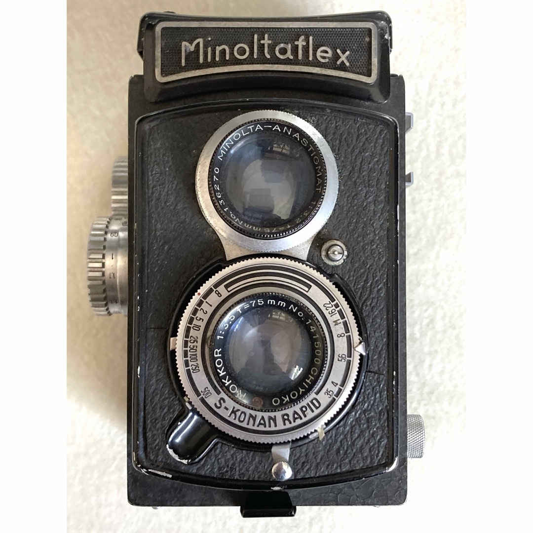 KONICA MINOLTA(コニカミノルタ)のアンティークカメラ MinoltaFlex スマホ/家電/カメラのカメラ(フィルムカメラ)の商品写真