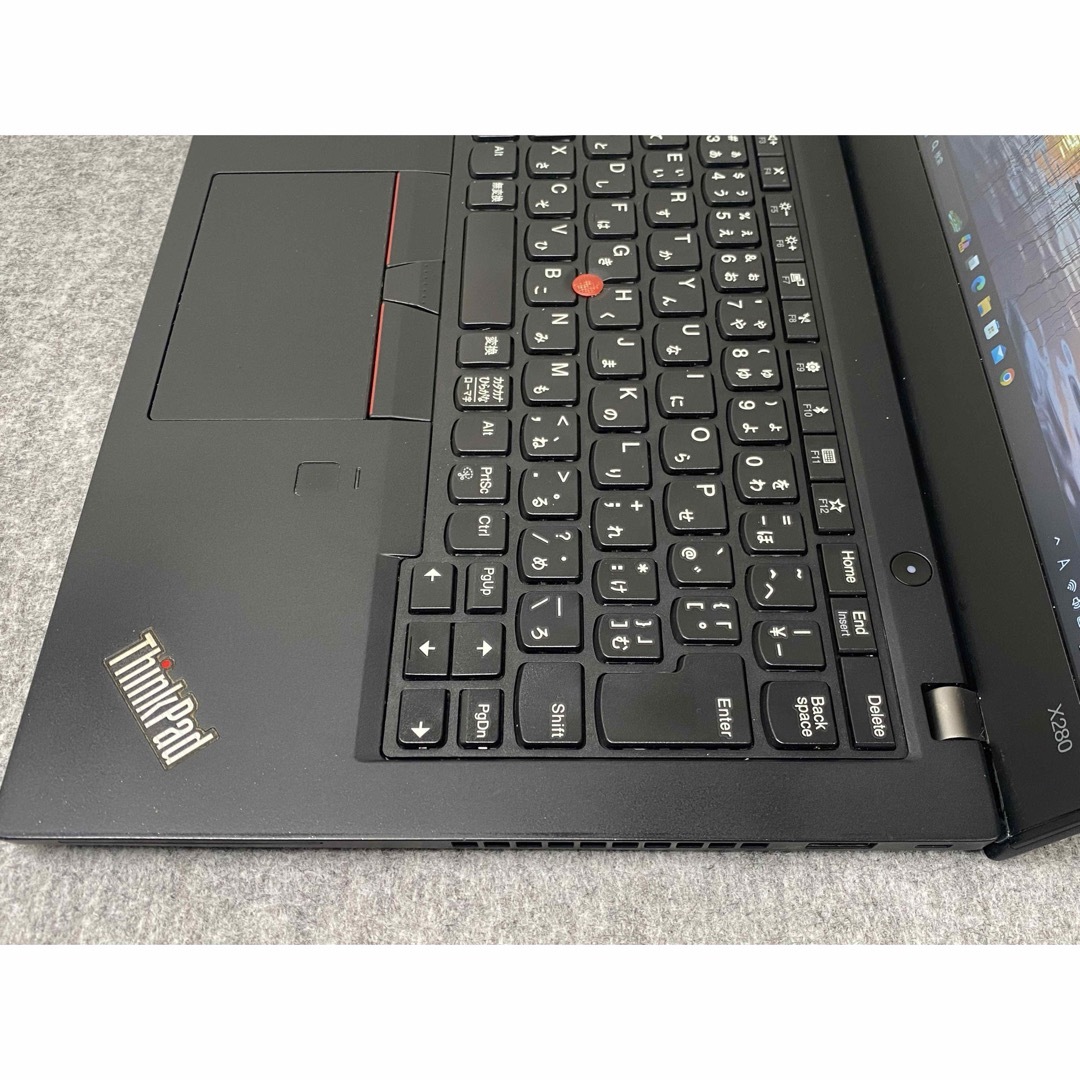 保証は到着後7日間ThinkPad X280 i5-8350U FHD 8G NVMe512GB