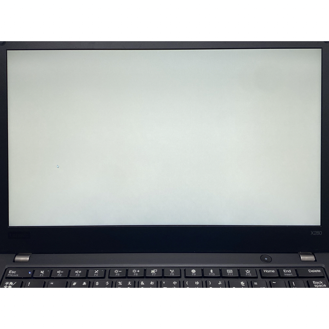 保証は到着後7日間ThinkPad X280 i5-8350U FHD 8G NVMe512GB