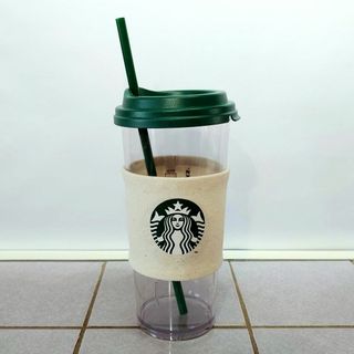 スターバックス(Starbucks)のスターバックス★スリーブ トレンタ コールドカップ タンブラー 887ml 新品(タンブラー)