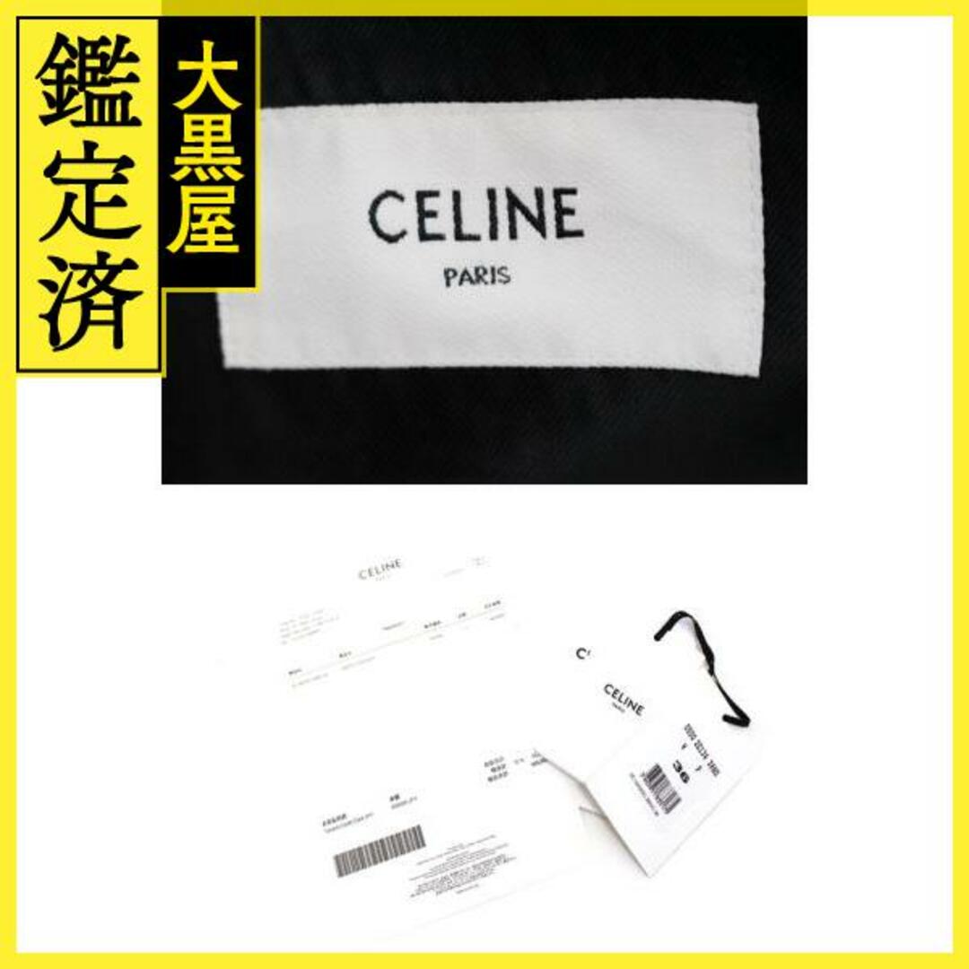 celine(セリーヌ)のCELINE　クラシックバイカー　レディース36　ブラック　羊革　　【200】 レディースのジャケット/アウター(ライダースジャケット)の商品写真