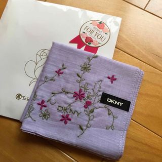 ダナキャランニューヨーク(DKNY)のDKNY 刺繍ハンカチ(ハンカチ)