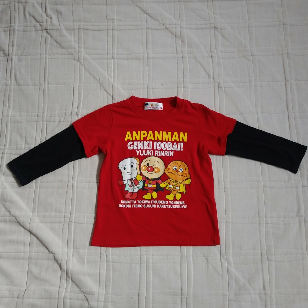 アンパンマン(アンパンマン)のアンパンマン長袖Tシャツ☆サイズ100 キッズ/ベビー/マタニティのキッズ服男の子用(90cm~)(Tシャツ/カットソー)の商品写真