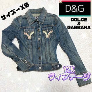 DOLCE&GABBANA - DOLCE&GABBANA D&G Y2K ヴィンテージ Gジャン XS